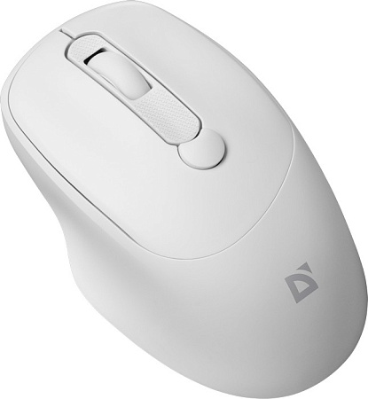 Мышь беспроводная оптическая Defender Feam MM-296 белый (4D,800-1600dpi,бесшумн)