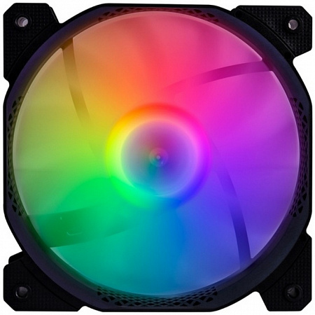 Вентиляторы 1STPLAYER F1 Black (120mm,5 color LED,3-pin,1000 rpm) 
