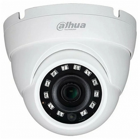Купольная видеокамера Dahua DH-HAC-HDW1230MP-0280B, мультиформатная