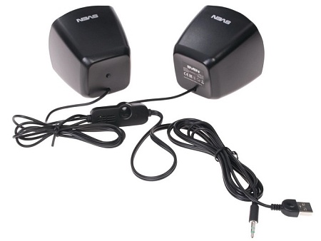 Колонки SVEN 120 2.0 черный 5Вт Колонки SVEN 120 2.0 черный 5Вт