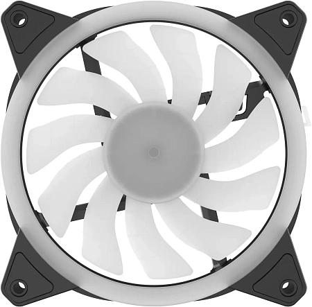 Вентилятор для корпуса GMNG GG-CF120ARGB2-PWMBK ARGB 120х120x25 черный 4-pin 26дБ