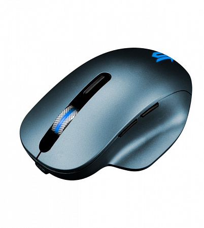 Беспроводная аккумуляторная мышь Jet.A R300G синяя (800/1200/1600dpi, 6 кнопок, LED, USB)