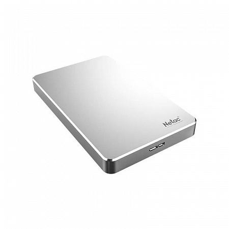 Накопитель HDD USB 1Tb Netac NT05K330N-001T-30SL (USB 3.0,внешний 2,5") silver