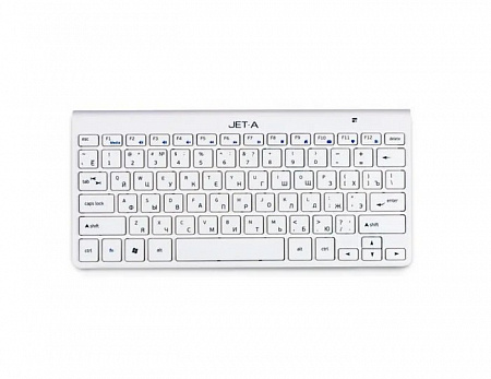 Клавиатура беспроводная ультракомпактная Jet.A SlimLine K9 W, USB интерфейс, белая