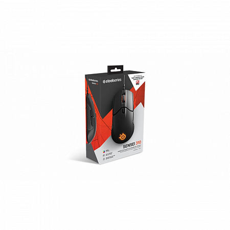 Игровая мышь SteelSeries Sensei 310 черная (8 кнопок,TrueMove3,Omron,12000 dpi,RGB подсветка,USB)