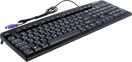 Клавиатура Defender Element HB-520 PS/2 RU,черный,полноразмерная