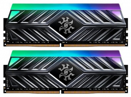 DIMM DDR4 16384Mb 2x8Gb PC24000 DDR4-3000 ADATA XPG SPECTRIX D41 RGB CL16,1.35В