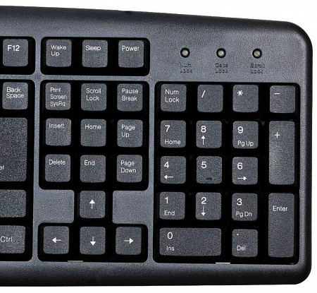 Клавиатура OKlick 100M Black PS/2
