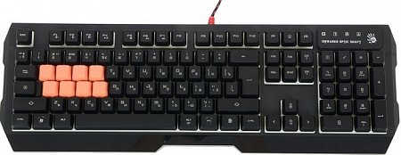 Клавиатура A4Tech Bloody B188 USB Gamer black