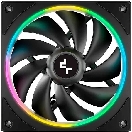 Вентилятор DEEPCOOL FL12 SE 120x120x25мм (PWM,ARGB,черный,400-1900об/мин)
