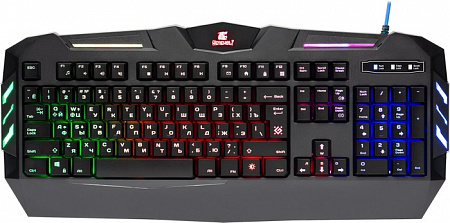 Клавиатура игровая Defender Werewolf GK-120DL RU, RGB подсветка, 19 Anti-Ghost