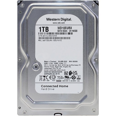 Накопитель HDD 3,5" SATAIII 1Tb Western Digital WD10EURX-83UY4Y0 Cashe 64Mb