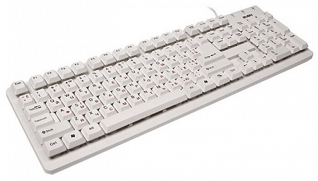 Клавиатура SVEN 301 Standart белая USB
