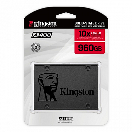 Накопитель SSD SATAIII 960Gb Kingston A400 SA400S37/960G