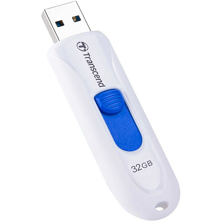 USB-флеш-накопитель 32Gb Transcend Jet Flash 790 USB 3.0 белый/синий