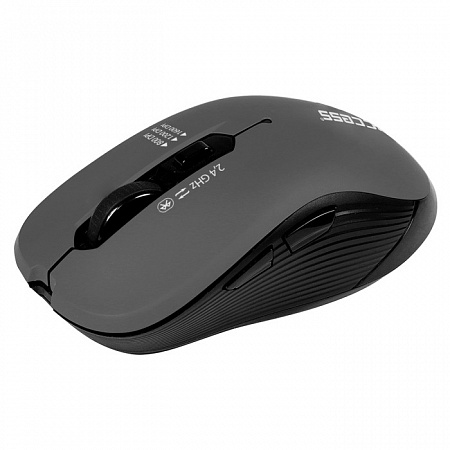 Беспроводная мышь Jet.A Comfort OM-B90G серая (1000/1600dpi, 5 кнопок, USB & Bluetooth)