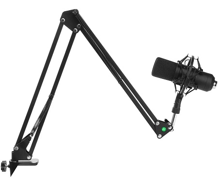 Микрофон проводной Oklick SM-700G 2.5м черный