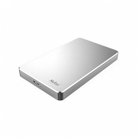Накопитель HDD USB 1Tb Netac NT05K330N-001T-30SL (USB 3.0,внешний 2,5") silver