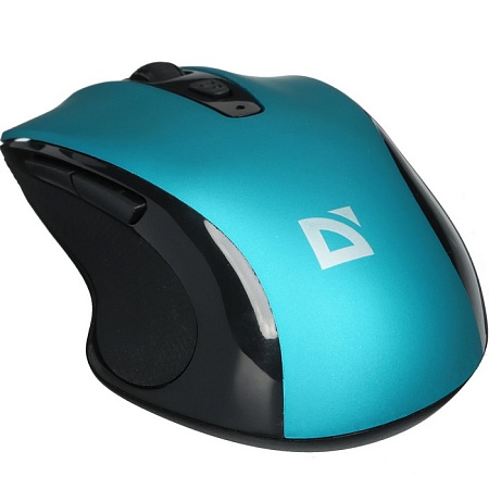 Мышь беспроводная оптическая Defender Prime MB-053 бирюзов,6D,800-1600dpi,бесшумн