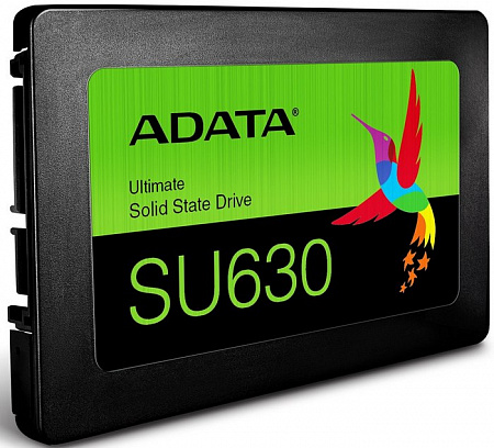 Накопитель SSD 2,5" SATAIII 960Gb ADATA Ultimate SU630 (3DQLC,R/W520/450MB/s,IOPs65000/40000,TBW200,