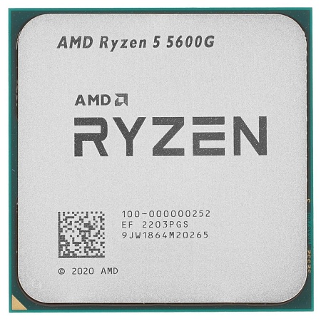 CPU AMD Ryzen 5 5600G (Cezanne,6C/12T,3.9/4.4GHz,16MB,65W,Radeon R7) OEM