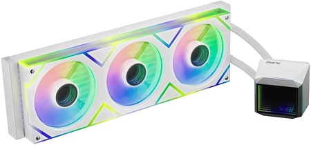 СВО XPG LEVANTE II 360 White (3x120mm Infinite Mirror fan design)
