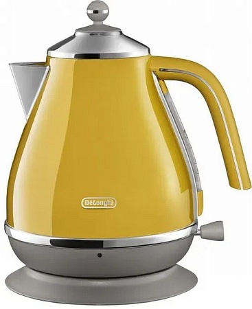 Чайник электрический Delonghi Icona Capitals KBOC2001.Y желтый 2000 Вт/1.7 л