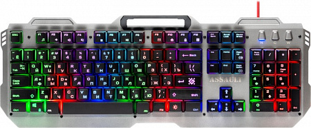 Клавиатура игровая Defender Assault GK-350L RU,радужная,металл