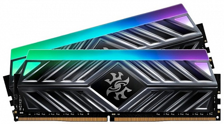 DIMM DDR4 16384Mb 2x8Gb PC24000 DDR4-3000 ADATA XPG SPECTRIX D41 RGB CL16,1.35В