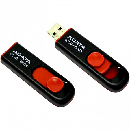 USB-флеш-накопитель 64Gb A-DATA СLassic C008 USB 2.0, Черный
