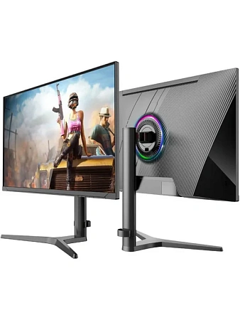 LED монитор 32" BRAVUS BVGQ3235P Black с поворотом экрана IPS 2560x1440 165Hz 1 ms