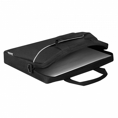 Сумка для ноутбука Defender Lite 15.6" черный + серый,карман