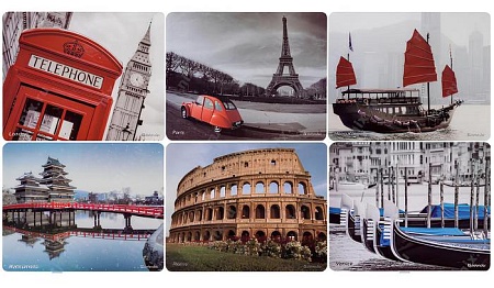 Коврик для мыши Defender Journey 240x190x0.4мм, 6 видов