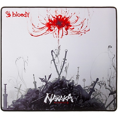 Коврик для мыши A4Tech Bloody BP-45 Naraka Большой белый/рисунок 450x400x3мм BP-45 NARAKA