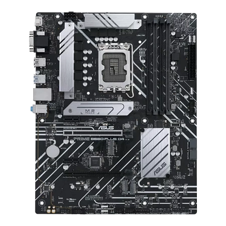 Материнская плата Soсket 1700 ASUS PRIME B660-PLUS D4 (DDR4x4,5066 МГц,8Pin)