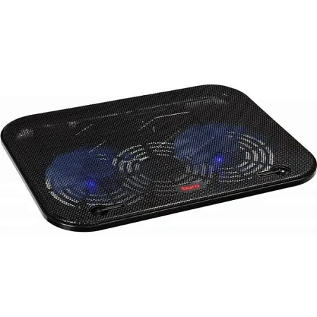 Подставка для охлаждения ноутбука Buro BU-LCP140-B214H 14" (338x255x22мм,1xUSB,2x140ммFAN,480г метал
