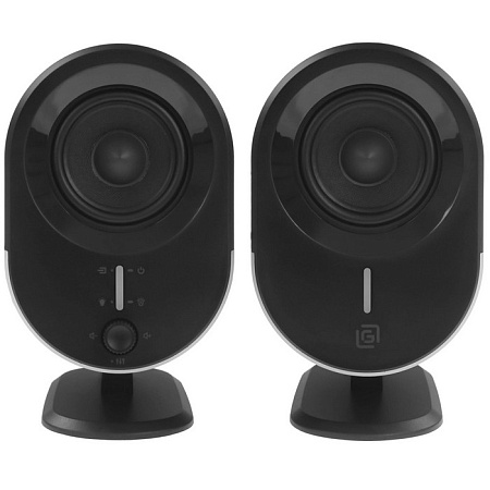 Колонки Oklick OK-303A 2.0 черный 20Вт BT Колонки Oklick OK-303A 2.0 черный 20Вт BT