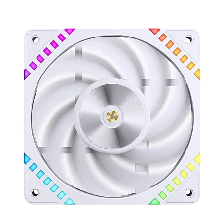 Вентилятор JONSBO HF2-120W 120х120х25мм (PWM,ARGB LED,800-2200об/мин,белый)