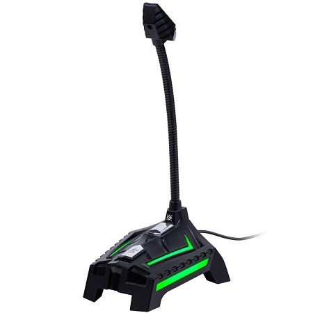 Игровой стрим микрофон Ring DEFENDER GMC 150 USB, LED, провод 1.5м