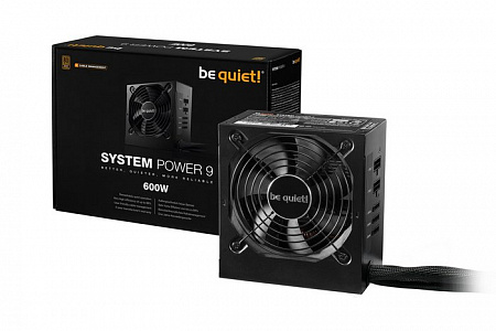 Блок питания ATX 600W be quiet! SYSTEM POWER 9 600W 80+Bronze BN302(ATX 2.4,APFC,120mm,simi-modular)