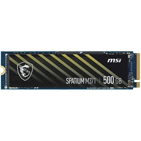 Накопитель SSD M.2 500Gb MSI SPATIUM M371 (PCI-E x4,up to 1150/2200MBs,60000 IOPs,3D TLC)