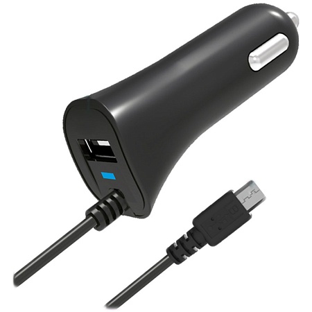Автомобильное зарядное устройство Partner microUSB, 2.1А