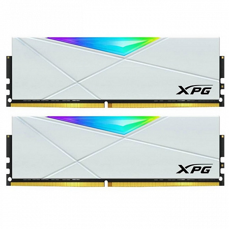 DIMM DDR4 16384Mb 3000MHz ADATA XPG SPECTRIX D50 RGB White (Non-ECC,CL16) AX4U300016G16A-SW50