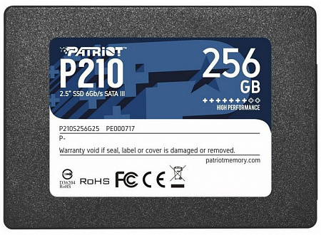 Накопитель SSD SATAIII 256Gb PATRIOT P210 P210S256G25