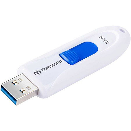 USB-флеш-накопитель 32Gb Transcend Jet Flash 790 USB 3.0 белый/синий