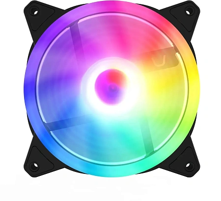 Вентилятор для корпуса GMNG GG-CF120ARGB2-PWMBK ARGB 120х120x25 черный 4-pin 26дБ