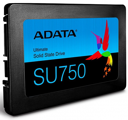 Накопитель SSD 2,5" SATAIII 1024Gb ADATA Ultimate SU750 (3D TLC,R/W 550/520MB/s,IOPs 75 000/65 000,T