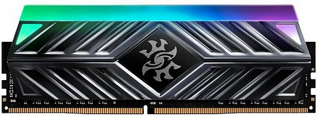 DIMM DDR4 8192Gb PC24000 DDR4-3000 ADATA XPG SPECTRIX D41 Gaming RGB Titanium Grey CL16