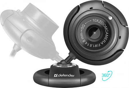 Веб-камера Defender C-2525HD 2МП,черный