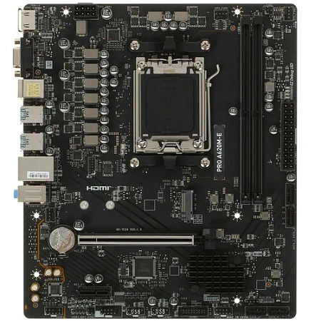 Мат.плата mATX Socket AM5 MSI PRO A620M-E